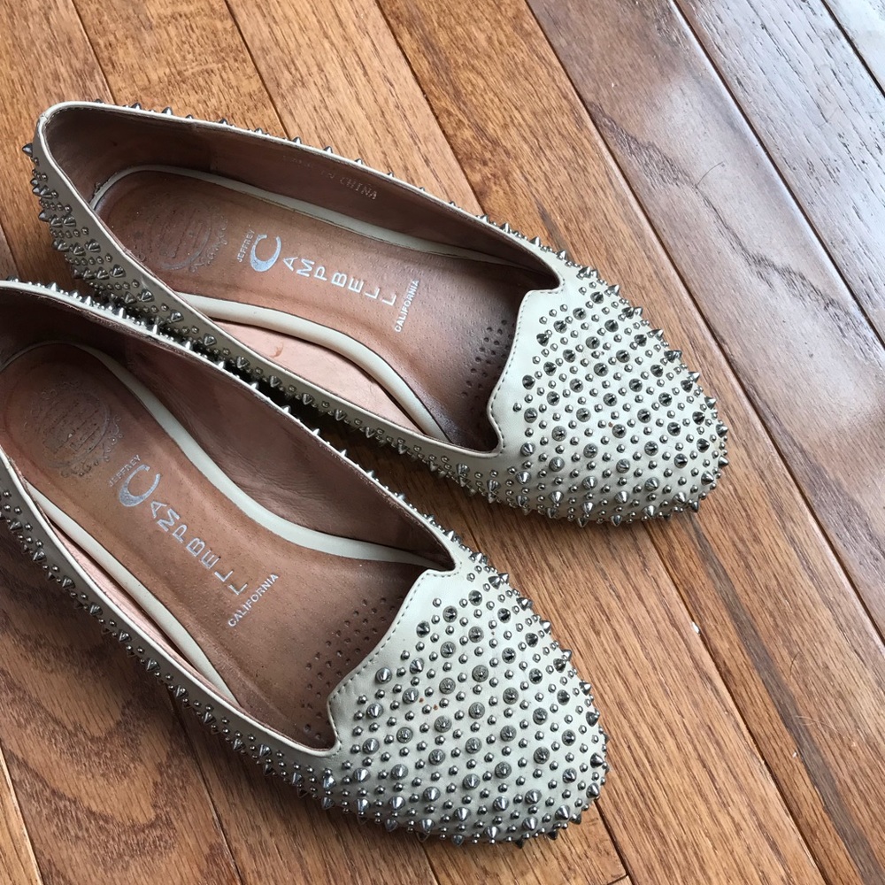Jeffrey Campbell Martini studded flats